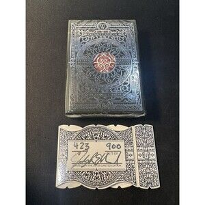 Devastation Silver Limited Edition Jody Eklund Playing Card Deck Signed - Sealed